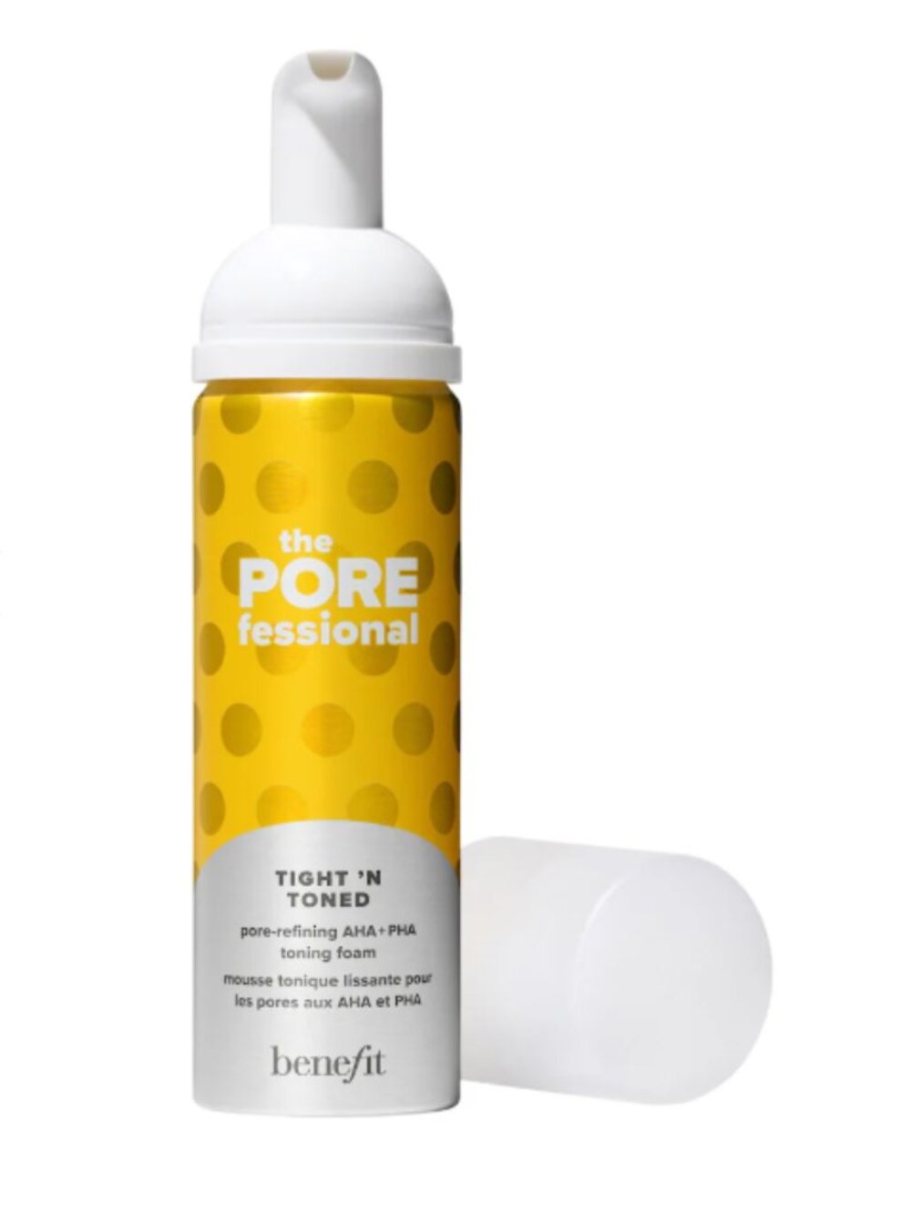 The Porefessional Tight n Toned Pore-Refining AHA + PHA Toning Foam